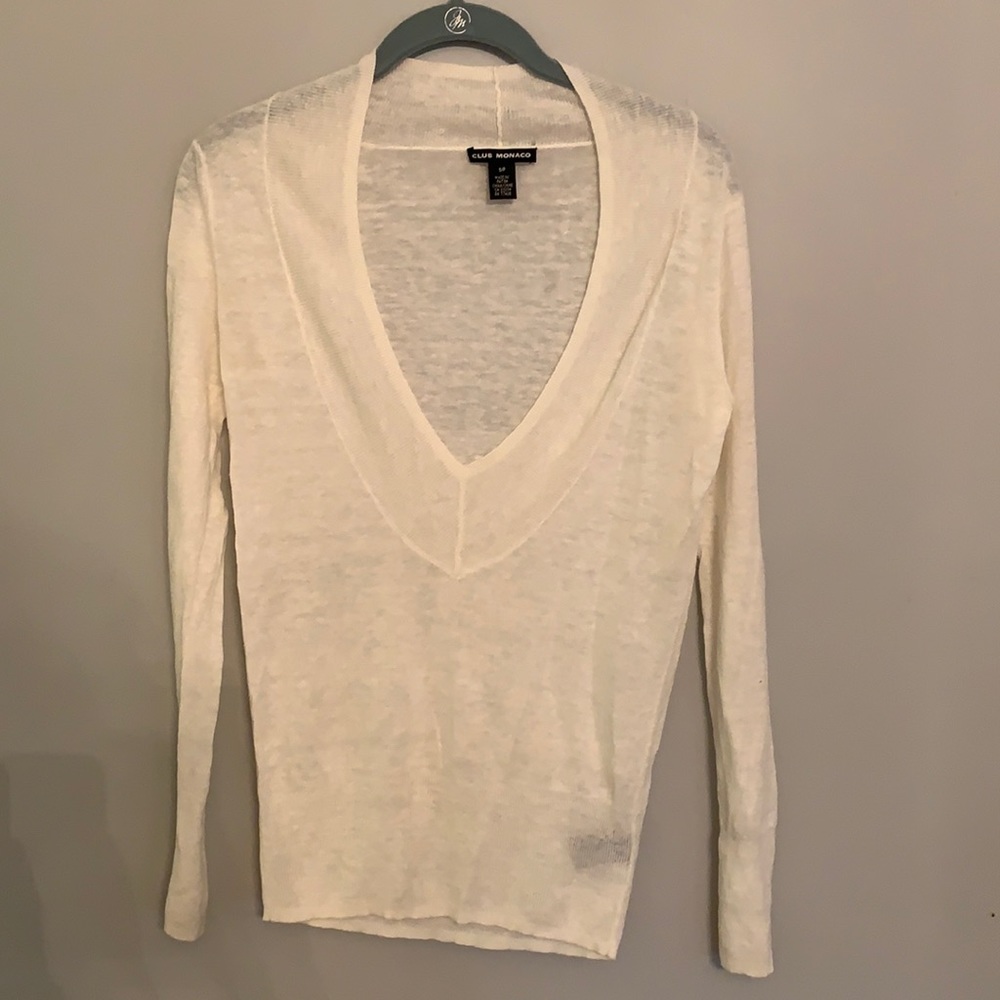 Club Monaco linen sweater